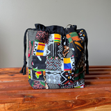 african drawstring bag