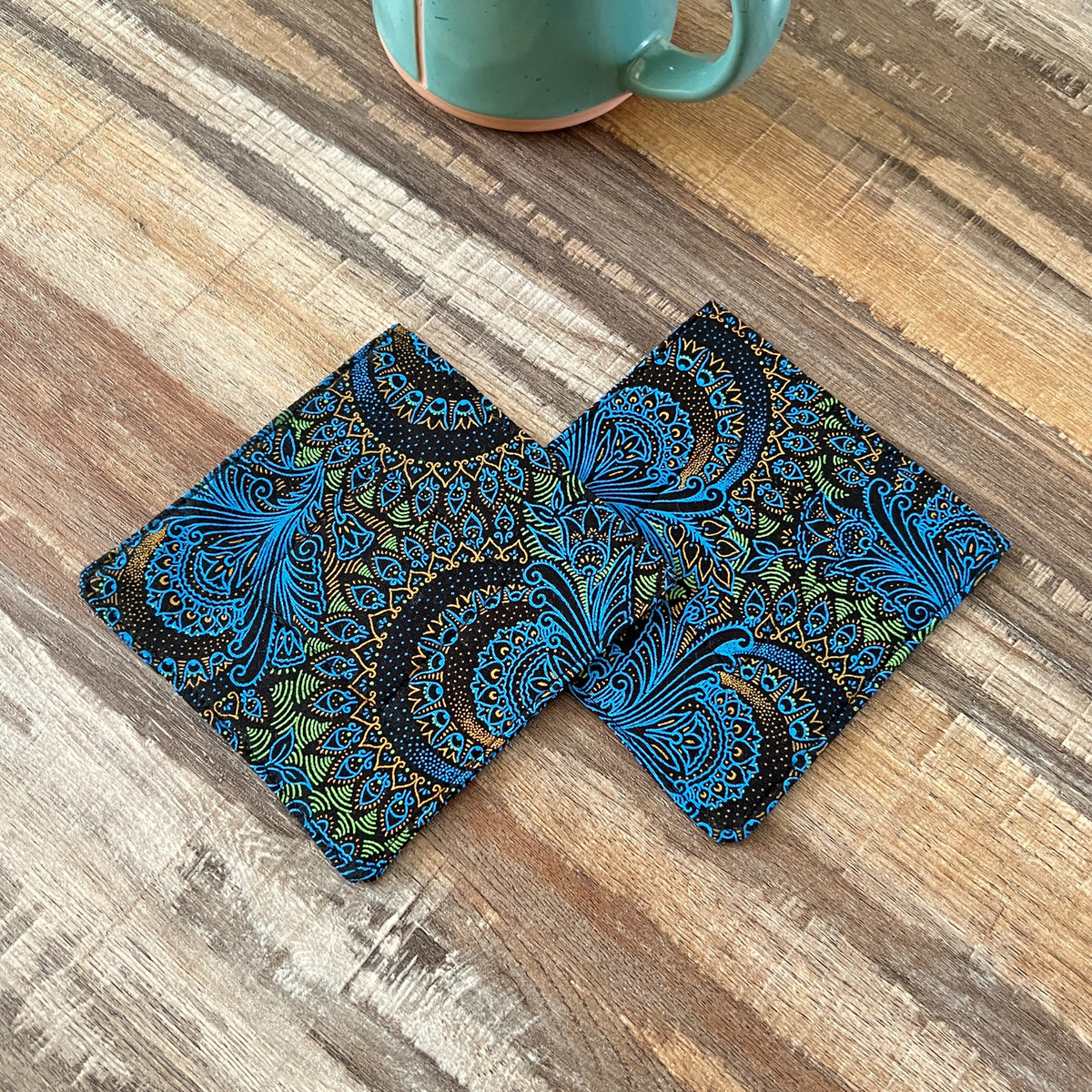 African Cloth Coaster Set