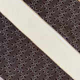 brown knitting needle case inside