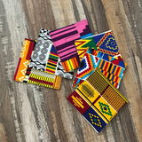 kente fabric coasters