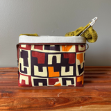 kuba knitting project bag