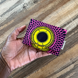 to scale pink card case