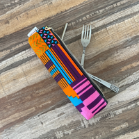 purple utensil case