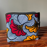 floral knitting project bag