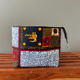 zippered navy project bag