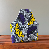 floral wrist knitting project bag