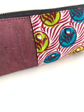 ankara pencil case closeup