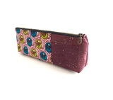 ankara cork pencil pouch sideview