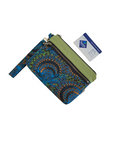 Shweshwe Zipper Pouch Bag | Thrifty Upenyu