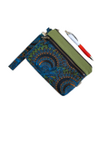 Shweshwe Zipper Pouch Bag | Thrifty Upenyu