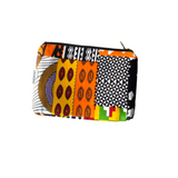 patchwork small zipper purse