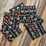 mudcloth coaster set