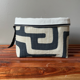 kuba knitting project bag
