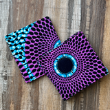 purple african coasters