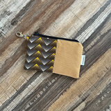 caramel clip on coin purse