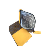 inside shweshwe large zipper pouch