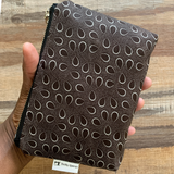 brown small zipper pouch for purse