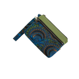Shweshwe Zipper Pouch Bag | Thrifty Upenyu