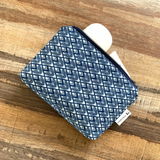 diamond indigo shweshwe pouch