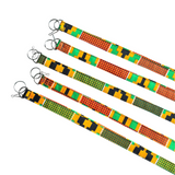 african print lanyards