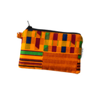 kente small zipper pouch