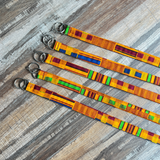 yellow teacher lanyard