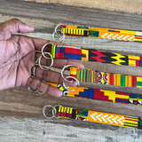 lanyards for keys kente fabric