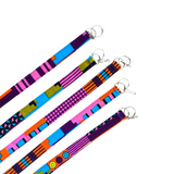 purple kente lanyard