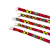 red lanyard for keys