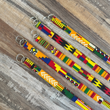lanyards for keys kente fabric