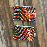 mini coin purse tropical print