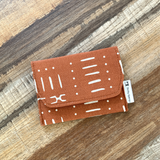 mudcloth print loyalty card holder