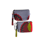 African Print Fabric Large Zipper Bag | Thrifty Upenyu