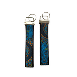 shweshwe keychains peacock