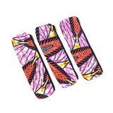pink ankara fabric pencil cases