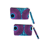 purple zipper purses