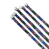 striped teacher lanyard
