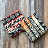 black tribal coaster set