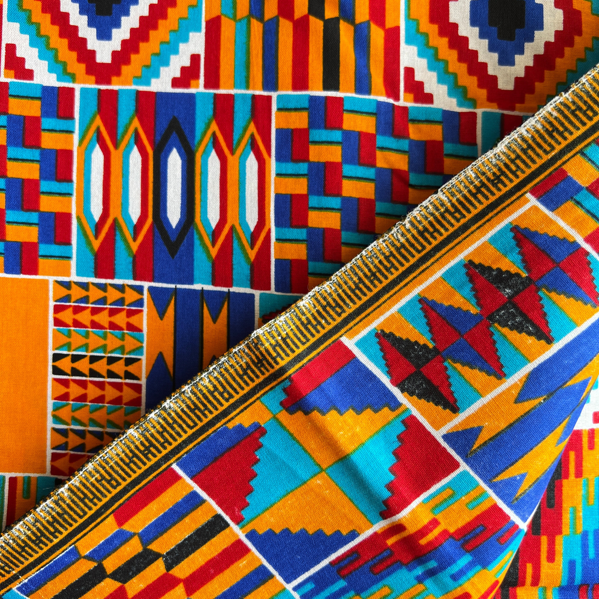 1 2 Yard African Print Fabric Kente Thrifty Upenyu