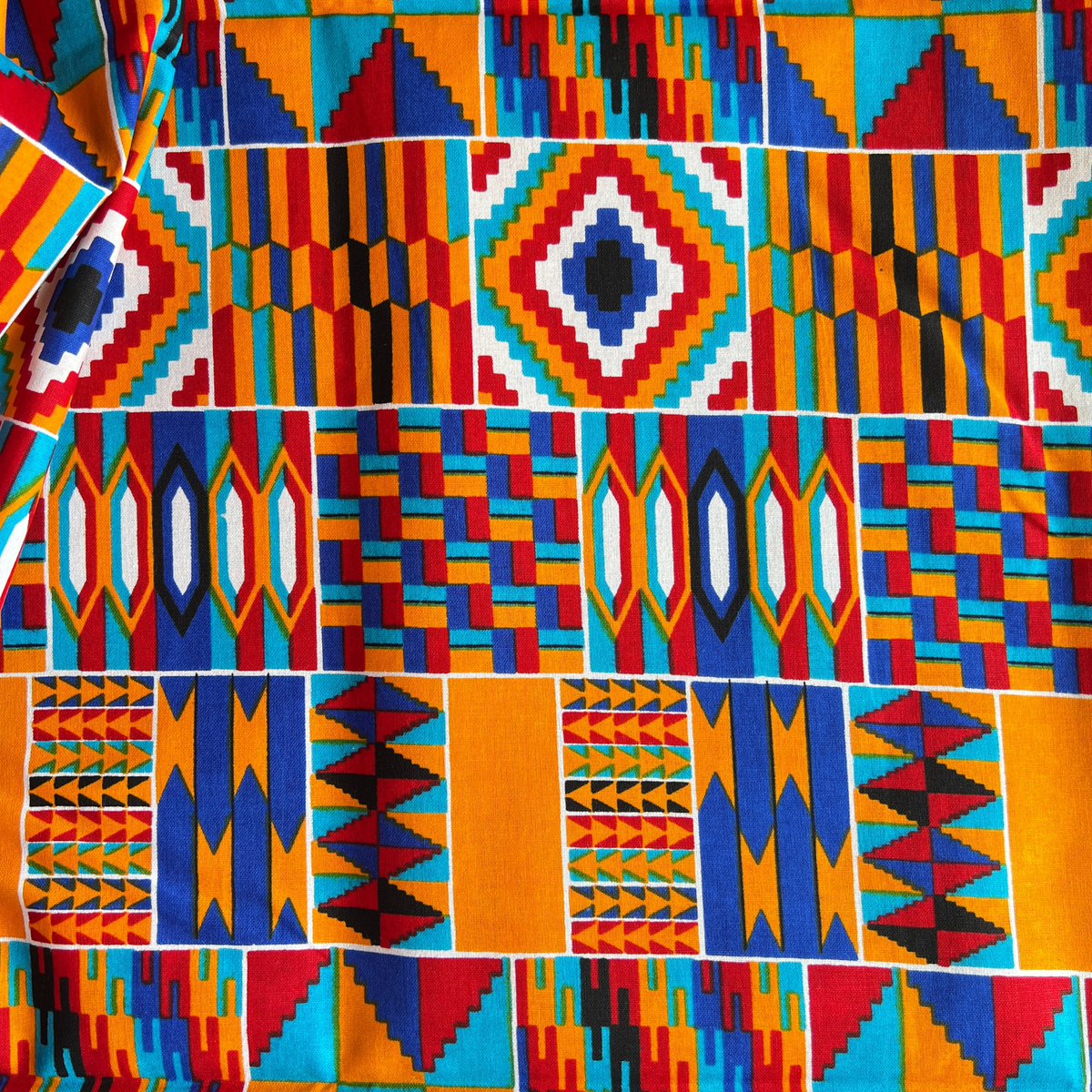 1 2 Yard African Print Fabric Kente Thrifty Upenyu