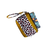 African Print Fabric Large Zipper Bag | Thrifty Upenyu