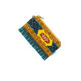 teal small coin purse