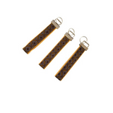yellow shweshwe key chain