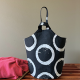 sweater knitting tote bag