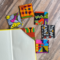 african kente fabric bookmarks