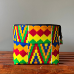 Kente project bag for knitting