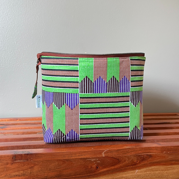 Project Bag for Knitting - African Fabric