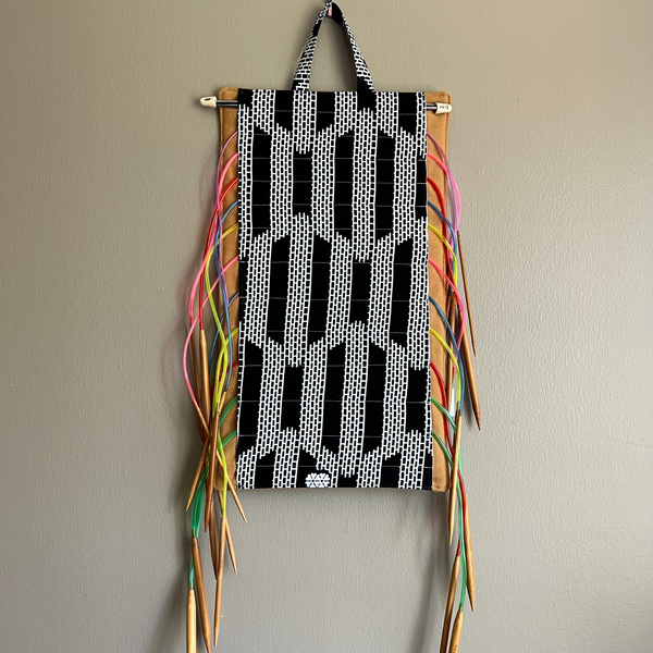 hanging circular knitting needle storage