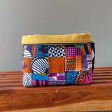 ankara patchwork project bag