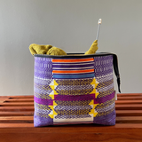 purple african project bag